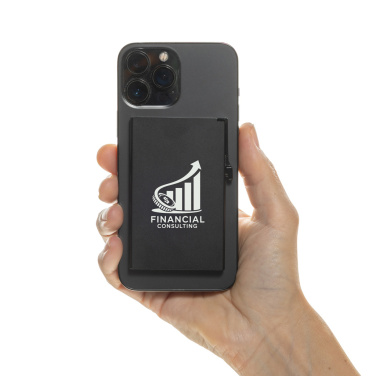 Logo trade promotional products image of: Standard aluminium RFID magnetic phone cardholder