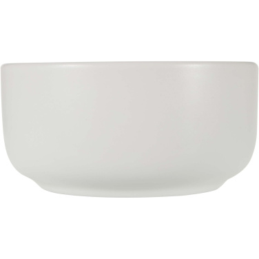 Logo trade corporate gifts picture of: Noa wooden tray and ceramic serving bowls set