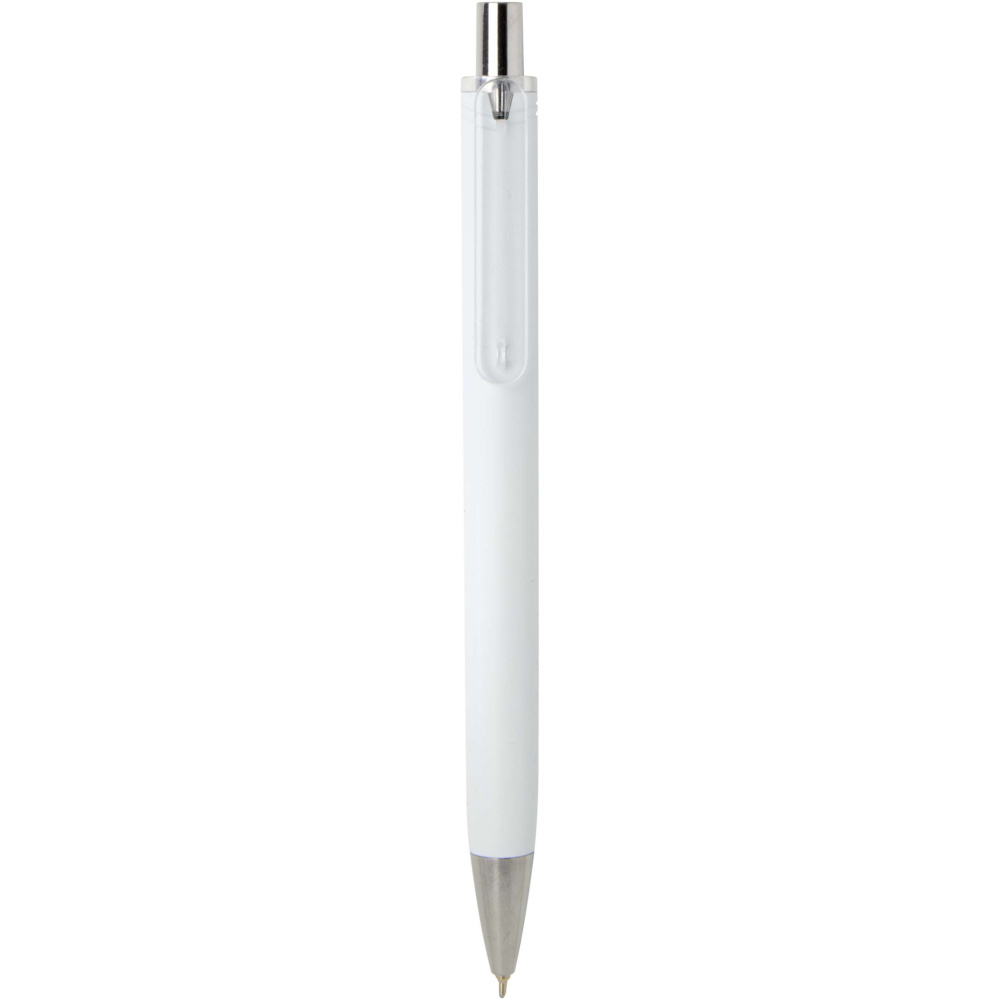 Logotrade promotional gift picture of: Feld RCS recycled ballpoint pen with metallic finish (black ink)