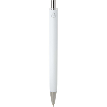 Logo trade promotional items image of: Feld RCS recycled ballpoint pen with metallic finish (black ink)