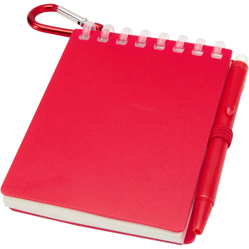 Logotrade promotional giveaways photo of: Lig Mini recycled outdoor soft cover notebook and ballpoint pen set (black ink)