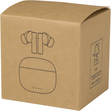 Logotrade promotional merchandise photo of: Alterf recycled plastic True Wireless Bluetooth® headset with silicone eartips