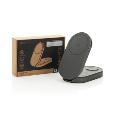 Logo trade promotional merchandise photo of: Quantum ultra-fast 3-in-1 25W Foldable Wireless Charger