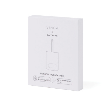 Logotrade corporate gift image of: VINGA Baltimore RCS Luggage Tag With Finder Dual