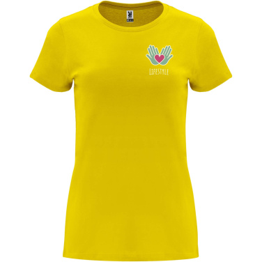 Logo trade promotional gifts picture of: Capri short sleeve women's t-shirt