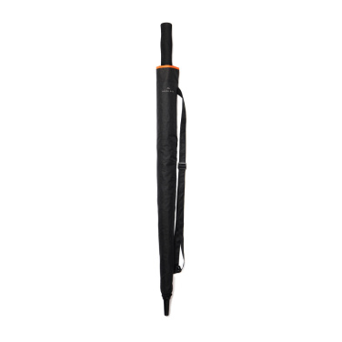 Logotrade promotional merchandise picture of: Nordic Drift Trail 27" AWARE™ RPET storm UPF 50+ proof Umbre