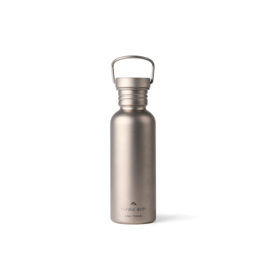 Logotrade promotional product picture of: Nordic Drift Trail Ultra Light Titanium 600ml Water Bottle