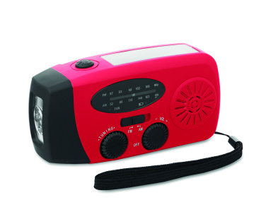 Logotrade advertising product picture of: Portable radio SOS with LED torch