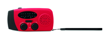 Logotrade promotional gift picture of: Portable radio SOS with LED torch