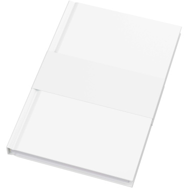 Logo trade promotional giveaway photo of: Novella Brontë A5 glossy hard cover notebook - 100 sheets