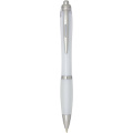 Nash RCS recycled plastic ballpoint pen (blue ink), Transparent