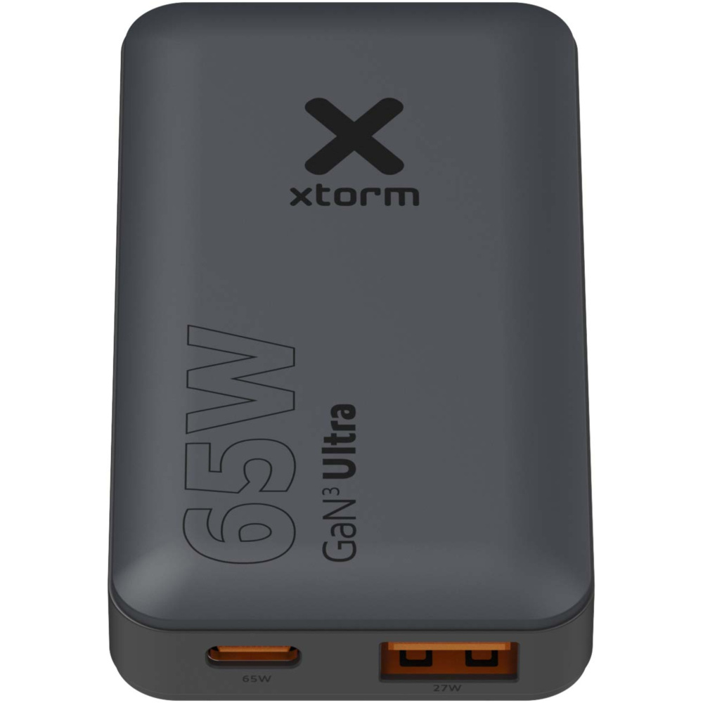Logotrade promotional product image of: Xtorm 65W fast travel charger with cable and travel case set