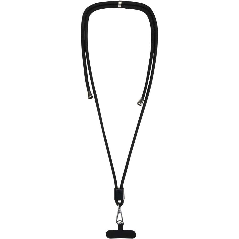 Logo trade corporate gifts picture of: Vega adjustable recycled smartphone lanyard