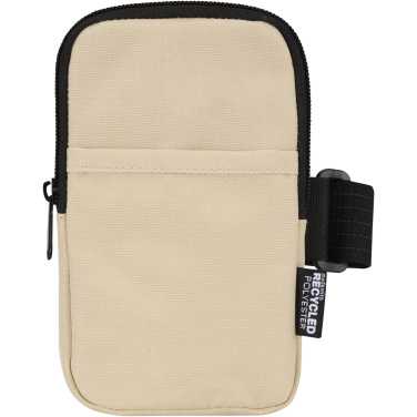 Logotrade promotional giveaway image of: Byron GRS recycled bottle pouch 