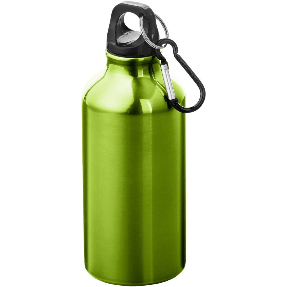Logotrade reklaamkingitused pilt: Oregon 400 ml alumiiniumist veepudel karabiiniga