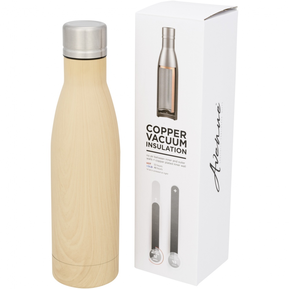 Logotrade firmakingi foto: Vasa 500 ml puiduse viimistlusega termospudel