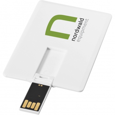 Logotrade reklaamtoote foto: Õhuke kaardikujuline 2GB USB-mälupulk
