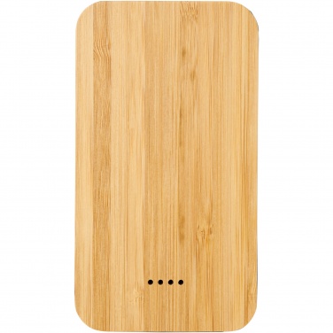 Logo trade meene pilt: Tulevane 6000 mAh bambusest/kangast juhtmevaba akupank