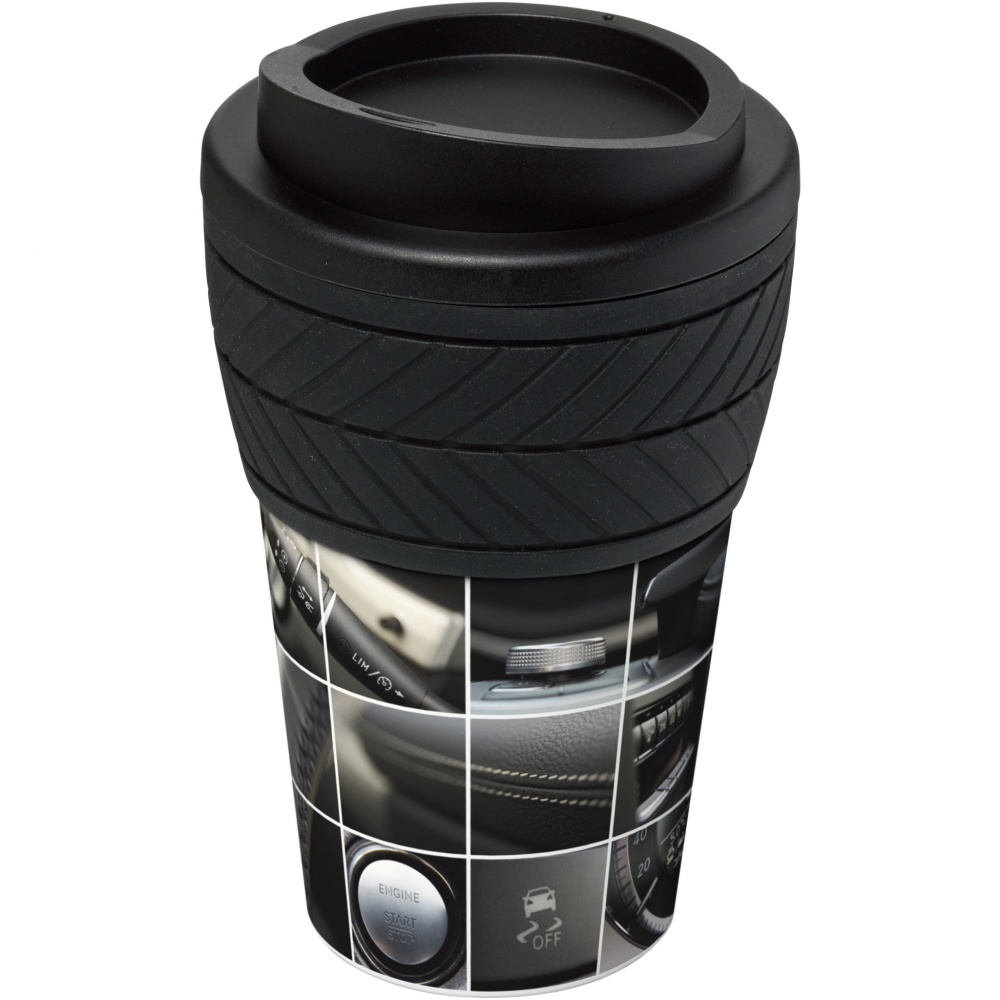 Logo trade firmakingi pilt: Brite-Americano® 350 ml joogitops rehvi imitatsiooniga