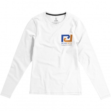 Logo trade ärikingituse pilt: Ponoka pikkade varrukatega naiste orgaaniline T-särk