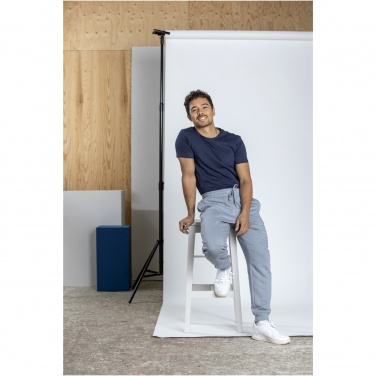 Logo trade ärikingid foto: Azurite lühikeste varrukatega meeste orgaaniline T-särk