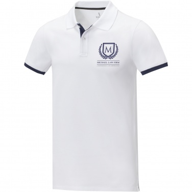 Logo trade ärikingitused foto: Morgani lühikeste varrukatega meeste kahetooniline polo