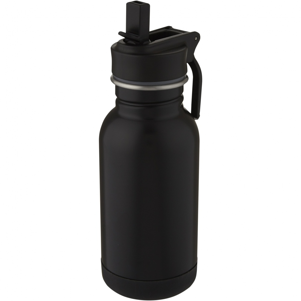 Logotrade reklaamtoote foto: Lina 400 ml roostevabast terasest spordipudel kõrre ja aasaga