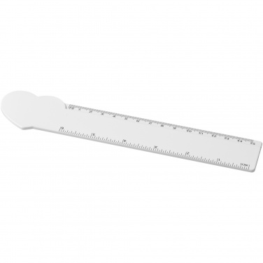 Logotrade firmakingid pilt: Tait 15 cm südamekujuline taaskasutatud plastikust joonlaud