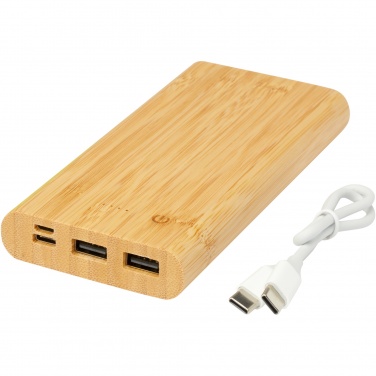 Logotrade ärikingi foto: Tulda 10 000 mAh bambusest akupank