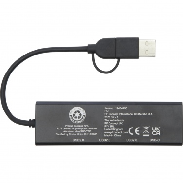 Logotrade firmakingi foto: Rise RCS-i taaskasutatud alumiiniumist USB 2.0 jaotur