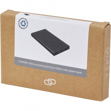 Logotrade firmakingi foto: Connect 5000 mAh taaskasutatud alumiiniumist akupank