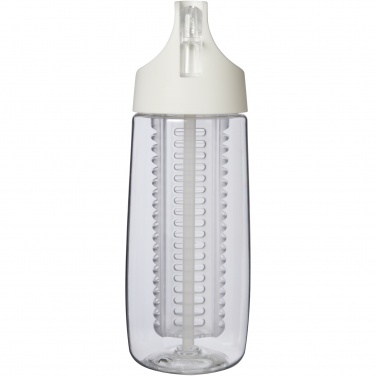Logotrade firmakingituse foto: HydroFruit 700 ml taaskasutatud plastikust spordipudel koos keeratava kaane ja infusiooniga