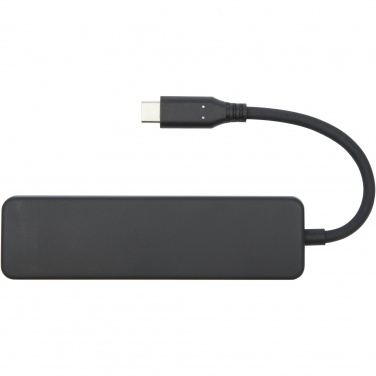 Logo trade reklaamtoote pilt: Loop RCS taaskasutatud plastist multimeediumiadapter USB 2.0-3.0 HDMI-pordiga