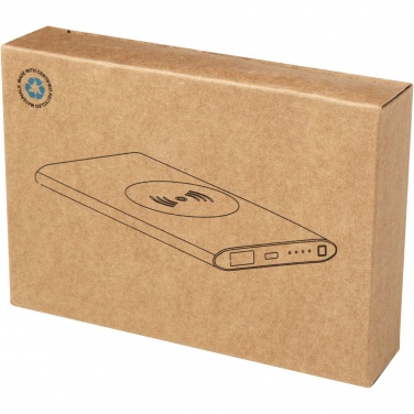 Logotrade meened pilt: Juice 4000 mAh Type-C taaskasutatud alumiiniumist juhtmevaba toitepank 