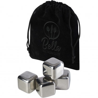 Logo trade firmakingid foto: Froz roostevabast terasest jääkuubikute komplekt