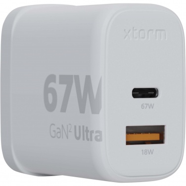 Logo trade reklaamtoote pilt: Xtorm XEC067G GaN² Ultra 67W seinalaadija - Ühendkuningriigi pistik