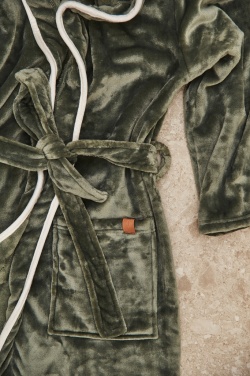 Logotrade reklaamtoote foto: VINGA Louis luksuslik plüüsist hommikumantel, suurus L-XL