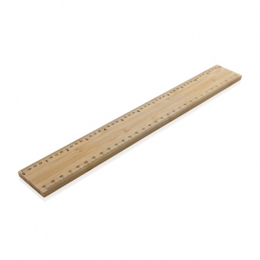 Logotrade ärikingi foto: Timbersoni eriti paks 30 cm kahepoolne bambusest joonlaud