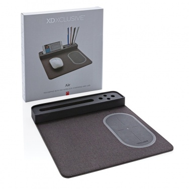 Logotrade meened pilt: Air hiirematt 5W juhtmevaba laadimise ja USB-ga