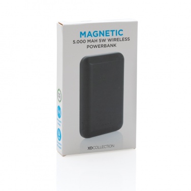 Logo trade ärikingid foto: Magnetiline 5000 mAh 5W juhtmevaba akupank
