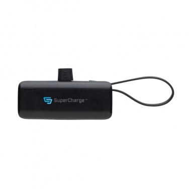 Logotrade reklaamtoote foto: Powerlink RCS rplastic 3000 mah powerbank USB C pistik
