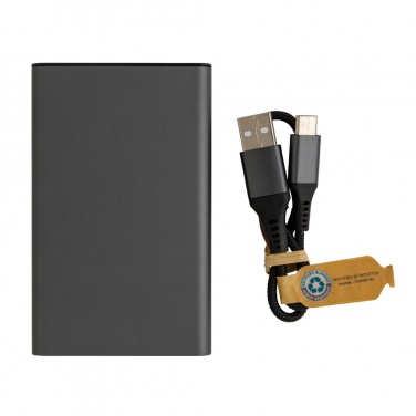 Logotrade reklaamtooted pilt: Terra RCS taaskasutatud alumiiniumist akupank 5000 mAh
