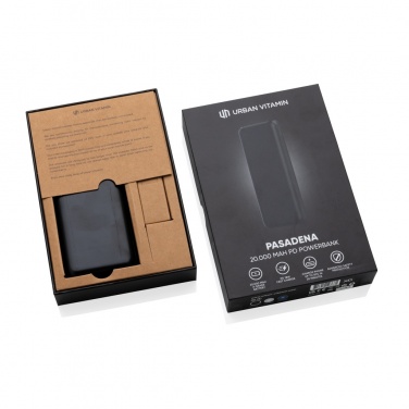 Logotrade firmakingid pilt: Urban Vitamin Pasadena 20 000 mAh 18W PD toitepank