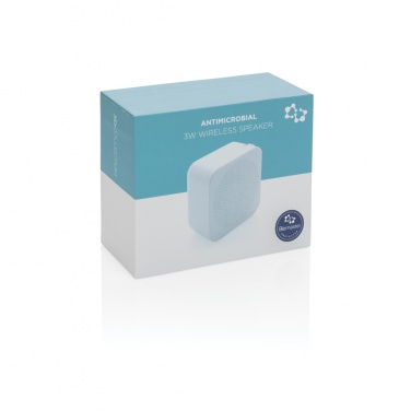 Logotrade reklaamtooted pilt: 3 W antimikroobne juhtmevaba kõlar