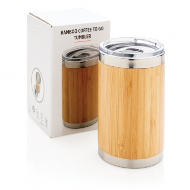 Logotrade firmakingitused pilt: Bambusest kohv trumlisse