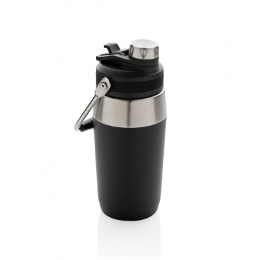 Logo trade firmakingituse pilt: Kahe funktsiooniga roostevabast terasest vaakumpudel 500 ml