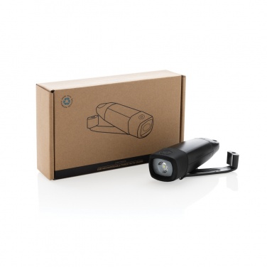 Logotrade ärikingid pilt: Lightwave RCS rplastist USB-taaslaetav vändaga taskulamp