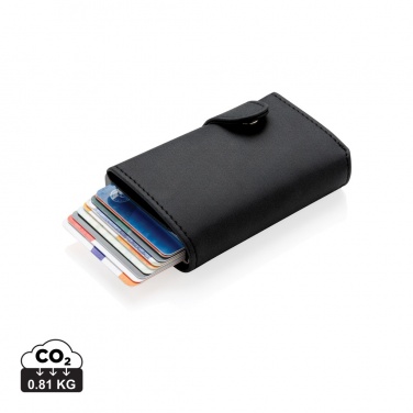 Logo trade firmakingituse pilt: Standardne alumiiniumist RFID kaardihoidja PU rahakotiga