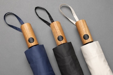 Logo trade firmakingitused foto: Kaycey 21" AWARE™ RPET Akaatsiapuidust mini-automaatne vihmavari