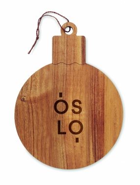 Logo trade reklaamkingitused foto: Akaatsia puidust serveerimislaud